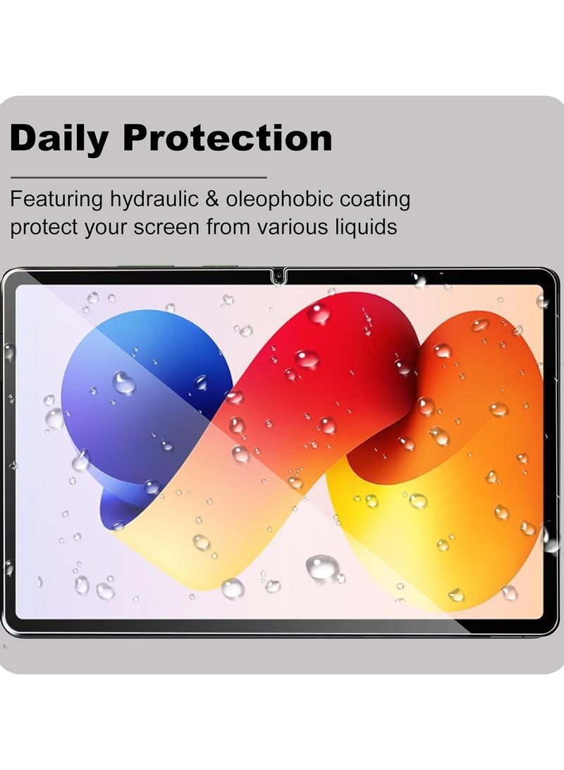 【2-Pack】 Screen Protector Compatible with Xiaomi Redmi Pad 2 Pro 12.1-inch 2025 Tempered Glass Film, 9H Hardness Scratch-Resistant Protector, Ultra-Clear Bubble-Free - Image 4