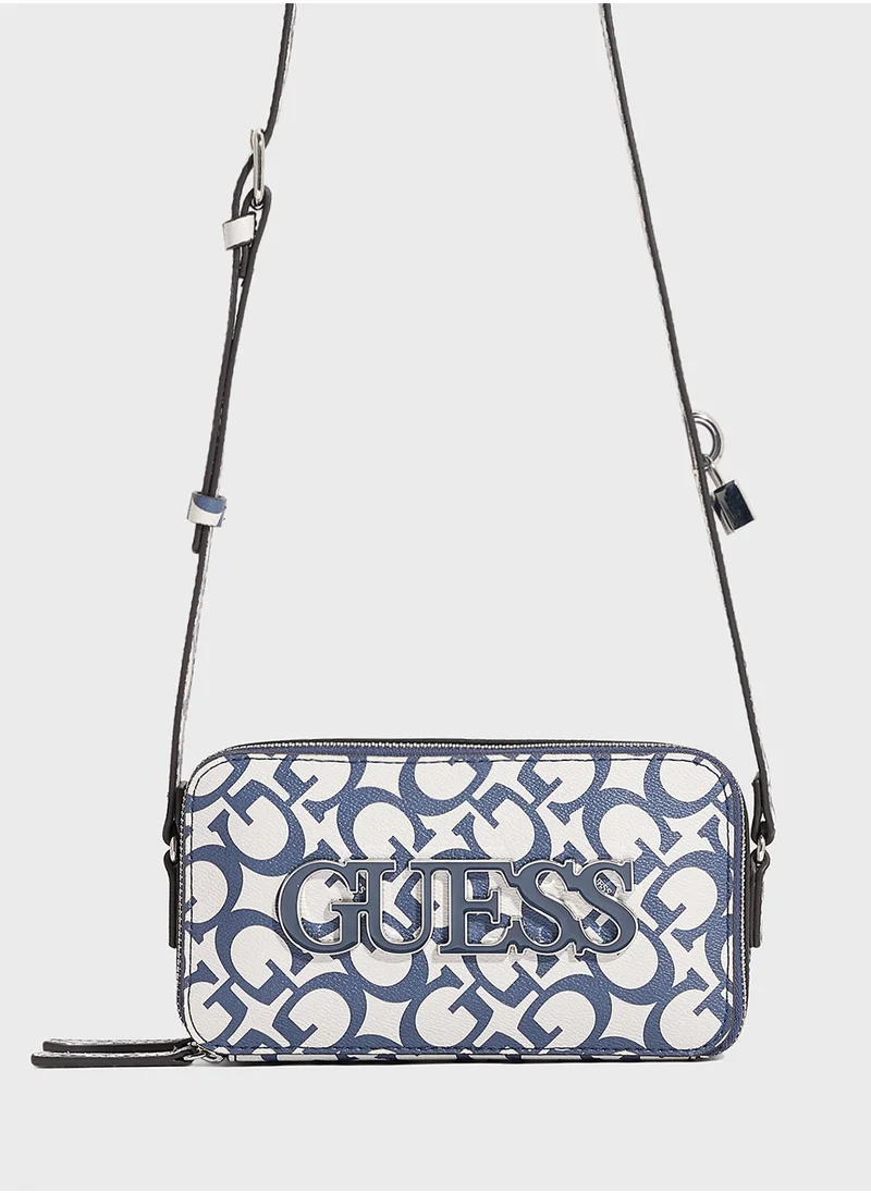 GUESS Reinee Mini Double Zip Crossbody