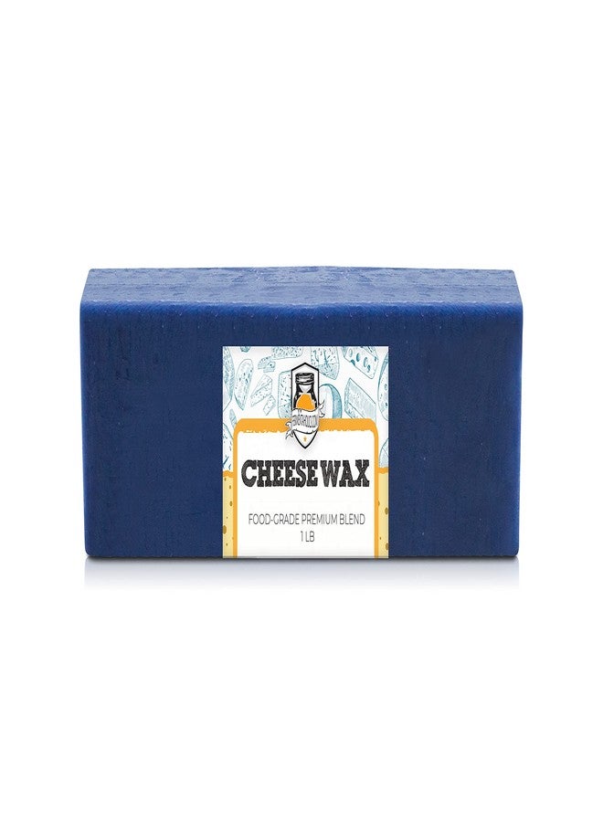 Fermentaholics Food-Grade Premium Cheese Wax - Blue - 1 lb. - Cheesemaking Wax for Hard and Aged Cheeses - Protect and Preserve Your Cheese - Image 1