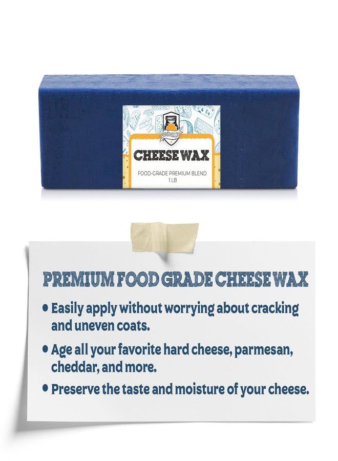 Fermentaholics Food-Grade Premium Cheese Wax - Blue - 1 lb. - Cheesemaking Wax for Hard and Aged Cheeses - Protect and Preserve Your Cheese - Image 3