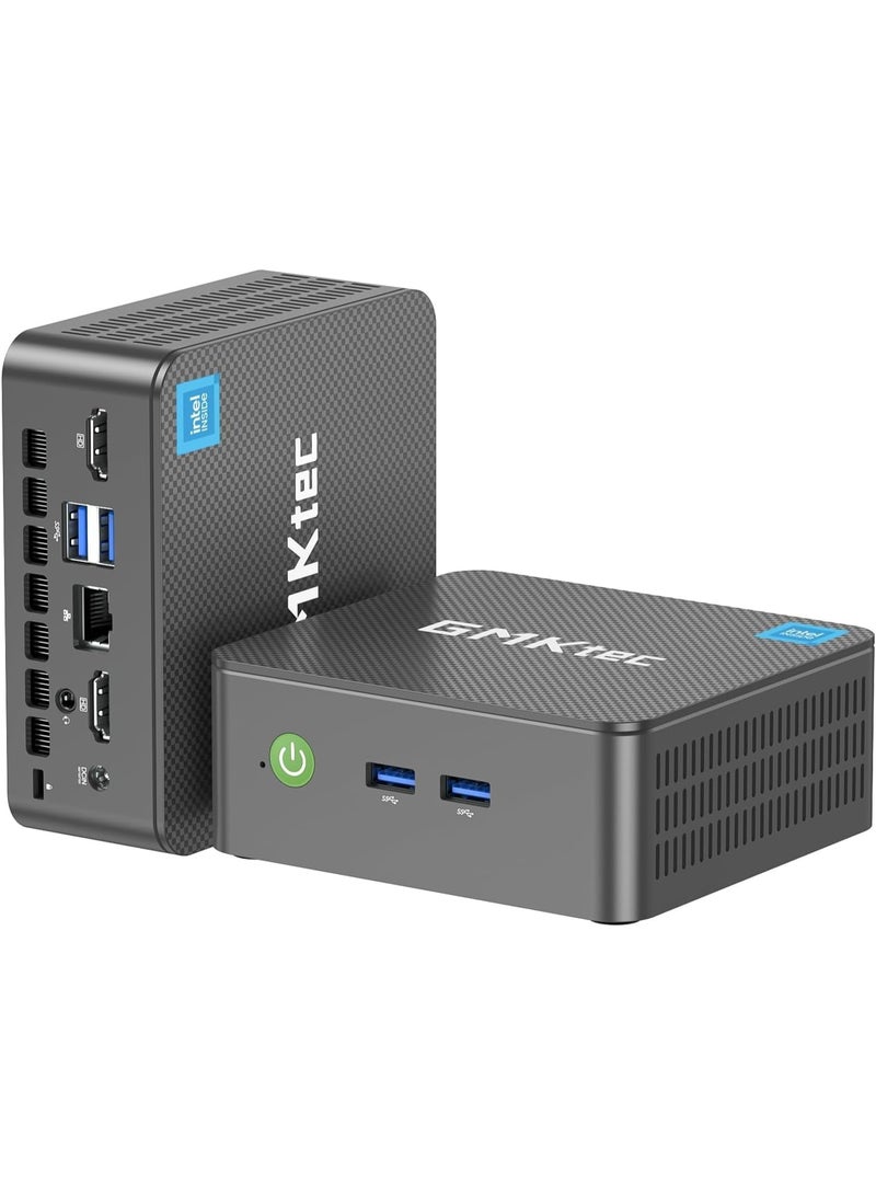 GMKtec Ultracompact Mini PC NucBox G3 Plus with Intel N150 Processor (Up to 3.60GHz) 16GB DDR4 RAM 512GB PCIe M.2 SSD Intel i226-V 2.5Gbps LAN Wi-Fi 6 Bluetooth 5.2 Dual 4K HDMI USB 3.2 Desktop Computer for Office and Business NucBox G3 PLUS - Image 1