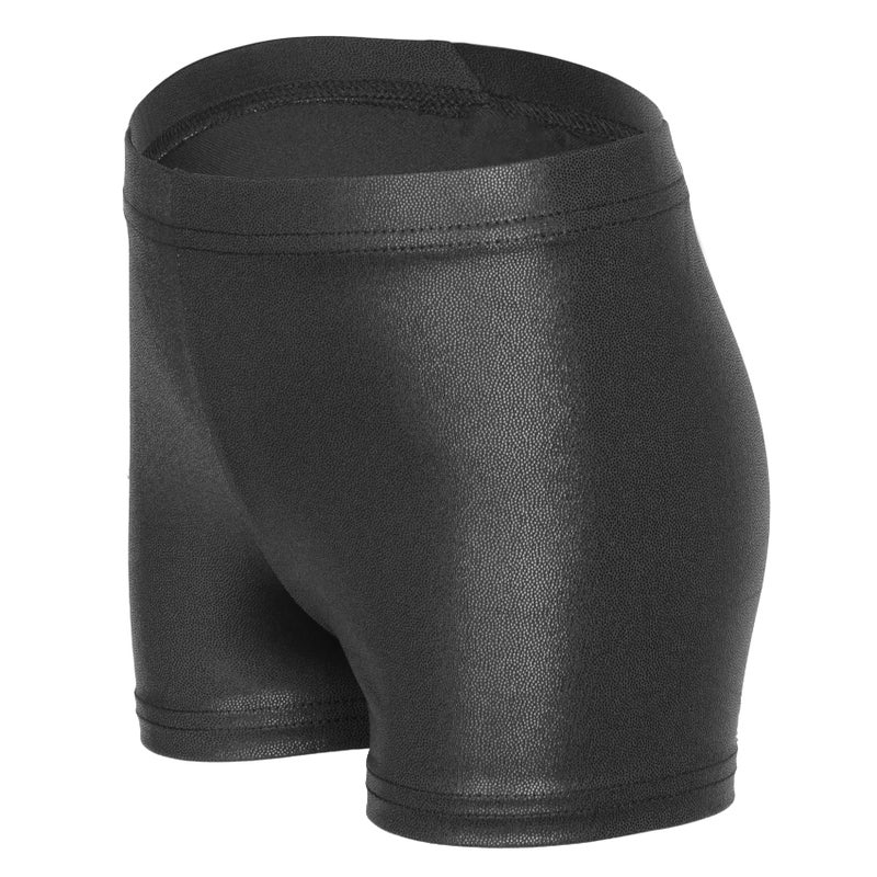 iLover Girls' Sparkle Glitter Shorts Dance and Tumbling Athletic Gymnastics Shorts Bottoms 12-13 Years - Image 3