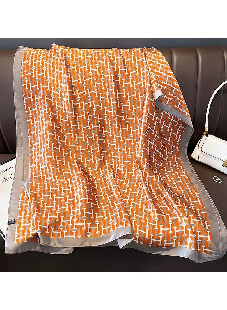 SYOSI Spring and summer fashion print shawls Women's beach scarves - Image 4