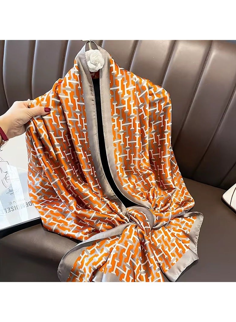 SYOSI Spring and summer fashion print shawls Women's beach scarves - Image 2