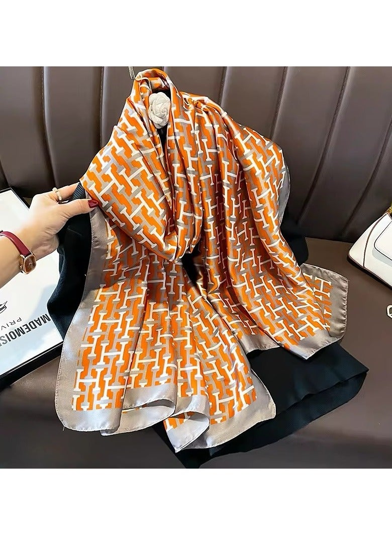 SYOSI Spring and summer fashion print shawls Women's beach scarves - Image 3