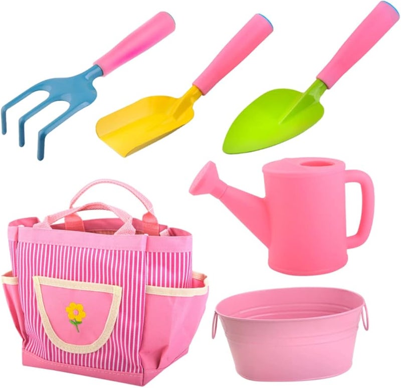 Kids Gardening Tools Set With Smooth Surface Safe For Small Hands Outdoor Planting - Image 1