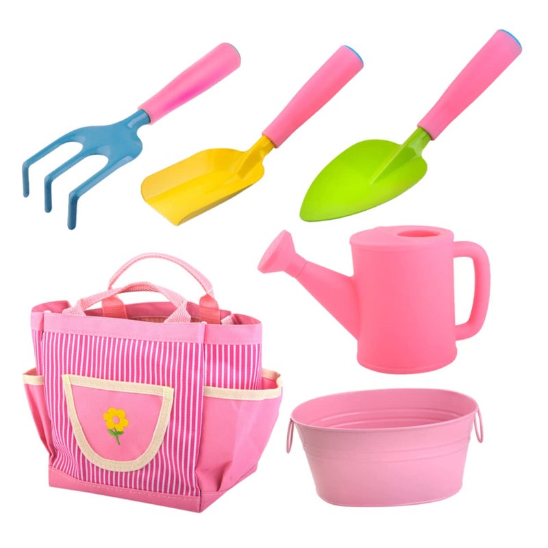 Kids Gardening Tools Set With Smooth Surface Safe For Small Hands Outdoor Planting - Image 2