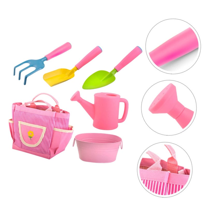 Kids Gardening Tools Set With Smooth Surface Safe For Small Hands Outdoor Planting - Image 4
