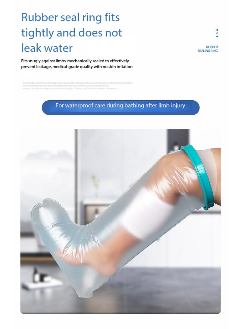 jingpin 【For Kids & Adults】Leg Fracture Cast Waterproof Cover for Shower - Image 4