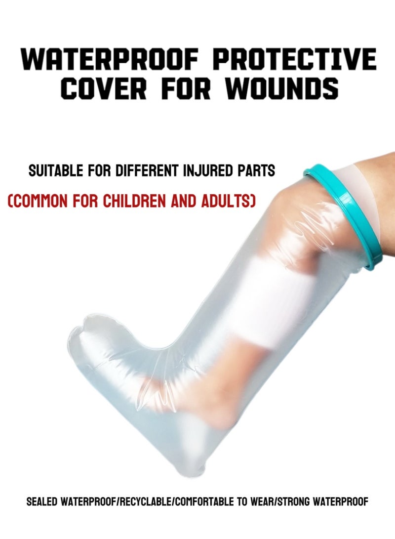 jingpin 【For Kids & Adults】Leg Fracture Cast Waterproof Cover for Shower - Image 1