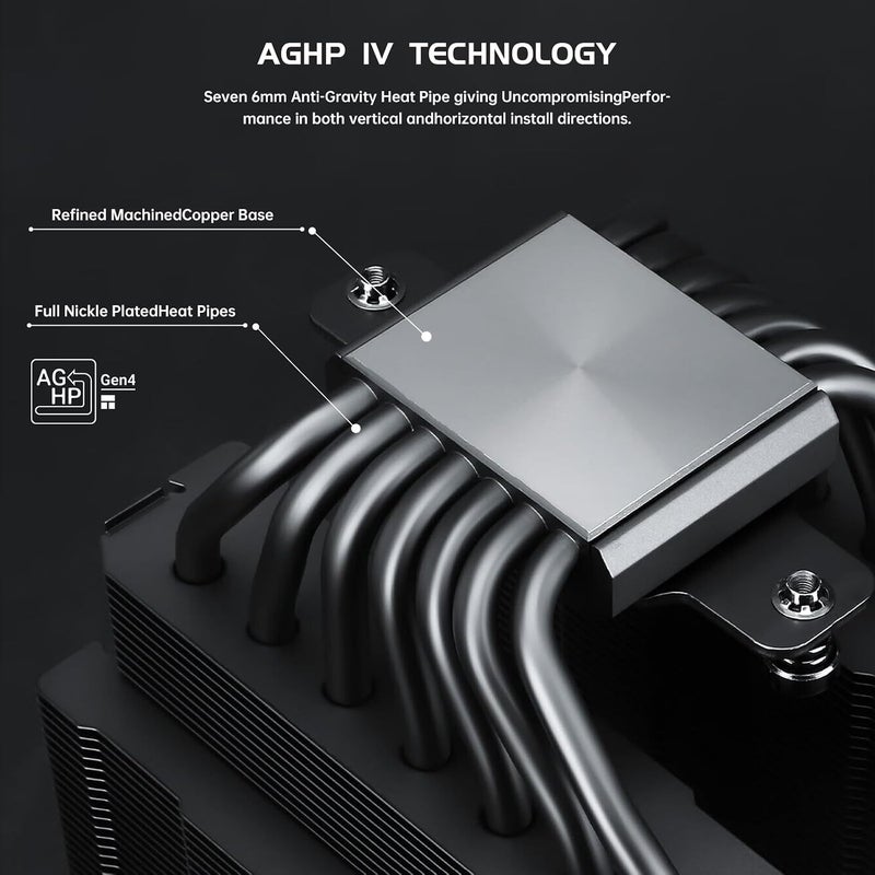 مبرد معالج Thermalright Phantom Spirit 120 Evo | مراوح TL-K12 PWM، متوافق مع AMD AM4/AM5 و Intel LGA 1700/1851 - Image 5