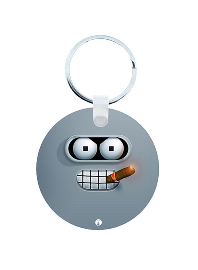 RKN Futurama Wooden Keychain