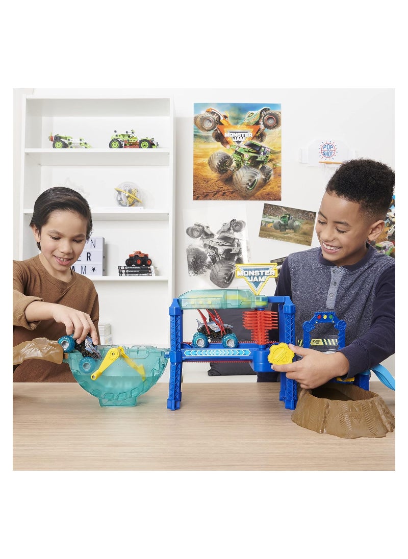 Monster Jam - Monster Jam Megalodon Monster Car Wash Playset - Image 1
