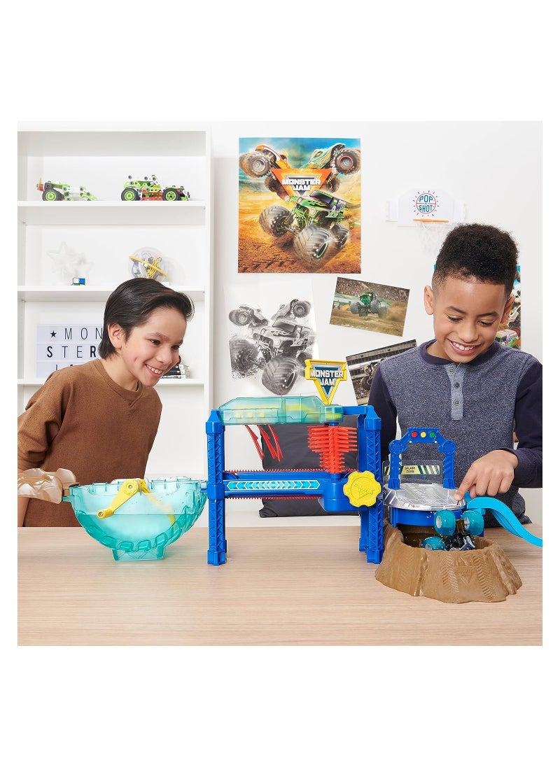 Monster Jam - Monster Jam Megalodon Monster Car Wash Playset - Image 1