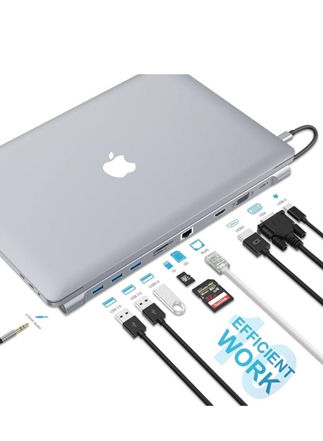 GO-DES Go Des GD-9120 4 in 1 Docking USB Station - Image 2