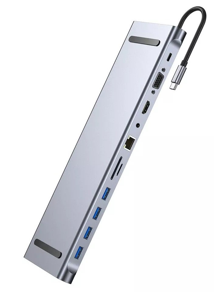 GO-DES Go Des GD-9120 4 in 1 Docking USB Station - Image 1