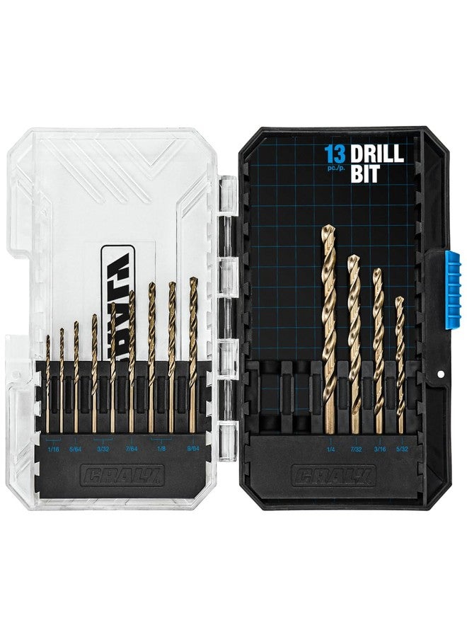 CRALY Jobber Drill Bits，13-Piece - Image 1