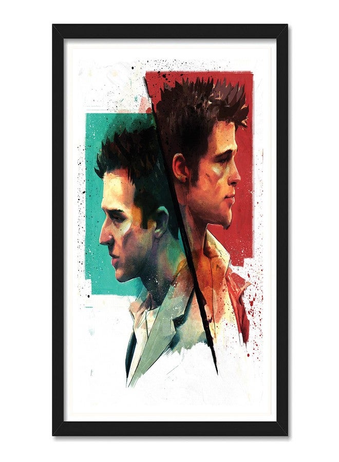 GRAY WALL Good Hope - Fight Club Movie Framed Poster With Acrylic Sheet For Room & Office (13 Inch X 19 Inch Framed) Multicolor - Image 1