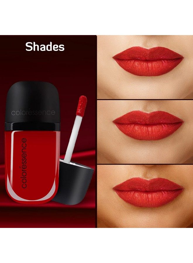 Coloressence لون شفاه سائل مكثف طويل الأمد مقاوم للماء غير لامع ومضاد للتلطخ - روبي عتيق 8 مل - Image 4