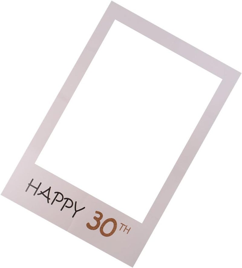 klarako Happy 30th Birthday Anniversary Social Media Photo Booth Prop Accessories - Image 2