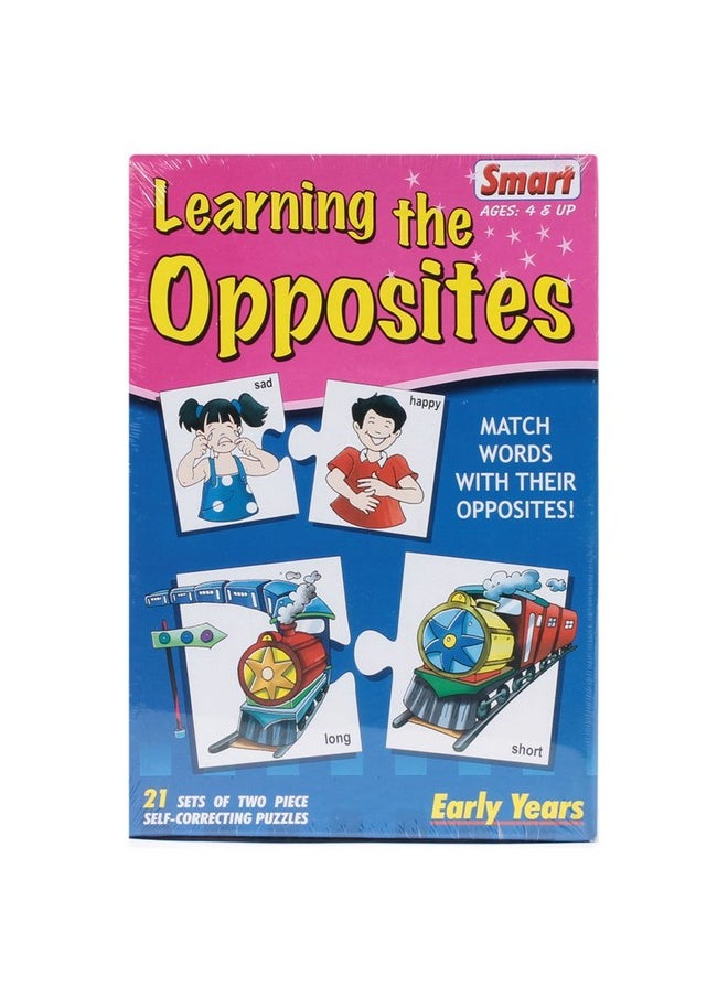 Smart - Smart Kid Learning The Opposites Puzzle (Multi-Color, 42 Pieces) - Image 1