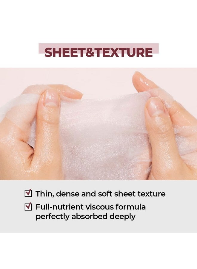 numbuzin No.3 Tinglepore Softening Sheet Mask 4Ea Pore Tightening Care Bumpy Skin Face Mask Pack Athome Facial Spa Treatment Korean Skin Care For Face 4Ea/Box  - Image 5