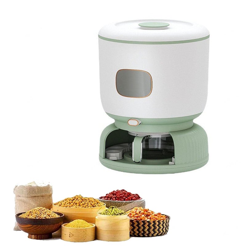 Delavala Delavala Automatic Rice Dispenser with Rinsing Cup Rice Dispenser Rice Rice Bucket Household Rice Box 10KG rice flour storage container for rice dry food storage  - Image 1