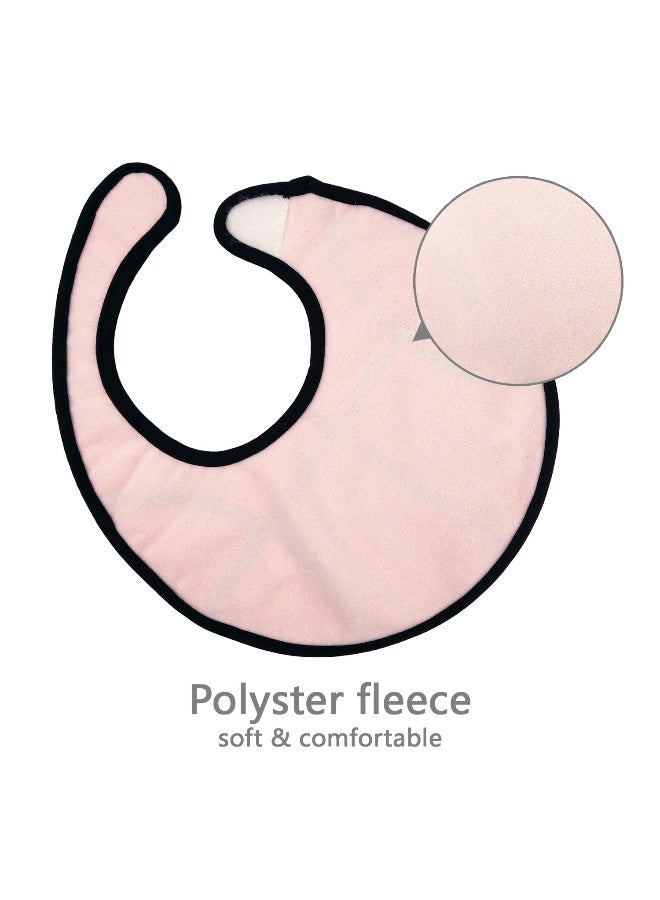 Zebrum Triple Layer Waterproof Baby Boy Sports Bibs,Cotton Front,Plastic Liner,Polyester Fleece Back,Highly Absorbent Drooling Burp Cloths with Snap for 6-36 Months Boys Girls for Baby Shower( Basketball) - Image 4