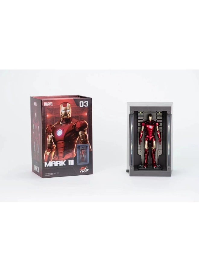 China Mobile Marvel Iron Man إصدار الذكرى السنوية العاشرة، سلسلة Gnaku مقاس 4 بوصات - اللون: إصدار الذكرى السنوية العاشرة إصدار Gnaku مقاس 4 بوصات - Iron Man MK3 - Image 1