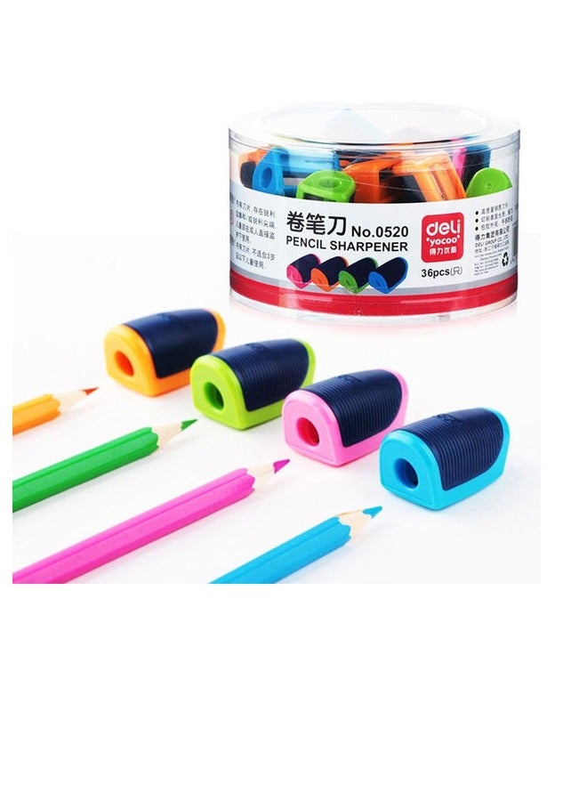 ديلي طقم مبراة أقلام مع علبة مكون من 36 قطعة، متعدد الألوان - Image 2