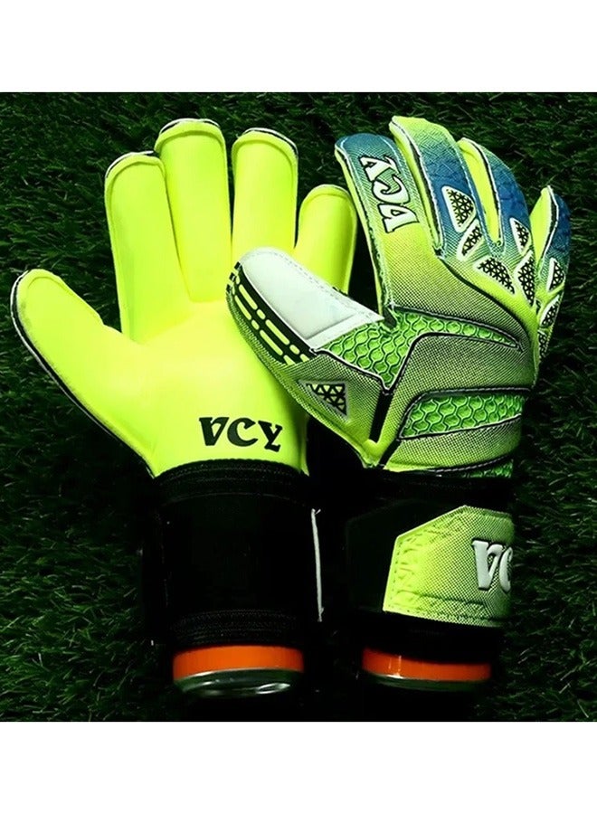 JiuAn NEW Anti-Slip Wear Resistant Finger Protection Adult Kids Latex Football Goalkeeper Gloves Thicken Soccer Training - Image 3