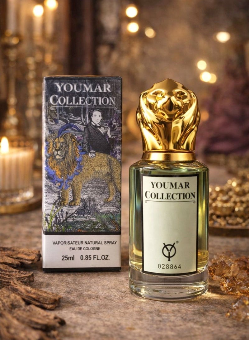 Youmar Collection No. 8864 Premium Men’s Cologne 25ML – Long-Lasting Warm Honey, Amber, Cinnamon & Rum Fragrance | Elegant Men’s Perfume - Image 3