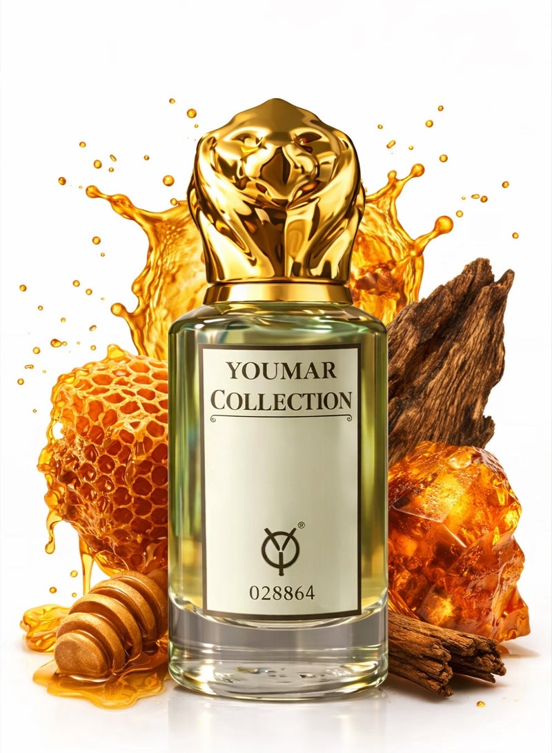 Youmar Collection No. 8864 Premium Men’s Cologne 25ML – Long-Lasting Warm Honey, Amber, Cinnamon & Rum Fragrance | Elegant Men’s Perfume - Image 1