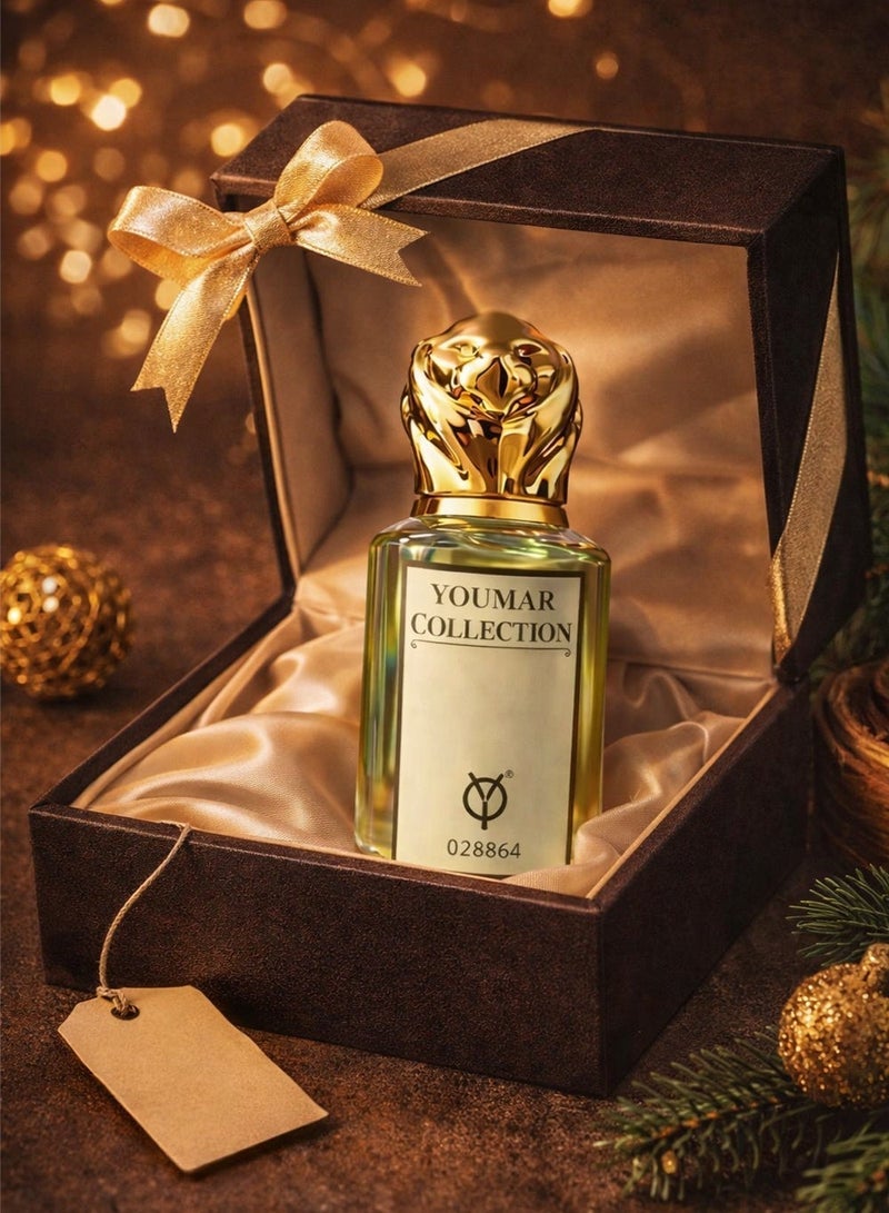 Youmar Collection No. 8864 Premium Men’s Cologne 25ML – Long-Lasting Warm Honey, Amber, Cinnamon & Rum Fragrance | Elegant Men’s Perfume - Image 3
