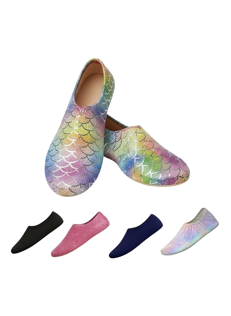 سليبستوب أحذية مائية للبالغين مانعة للانزلاق بطبعة سمكة مع حماية من الشمس  + سريعة الجفاف - Image 1