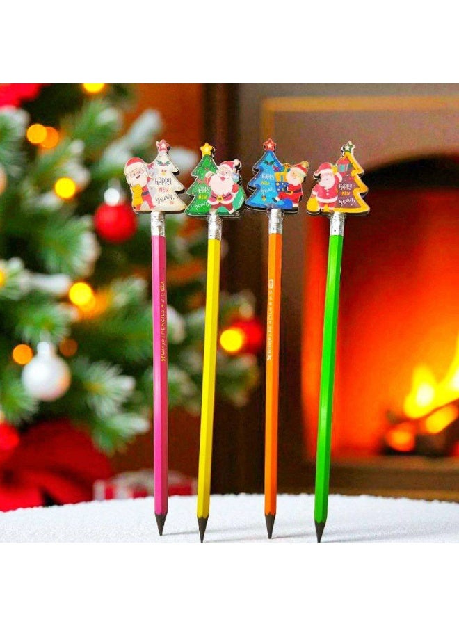 قلم رصاص كريسماس 12 قطعه - Image 2
