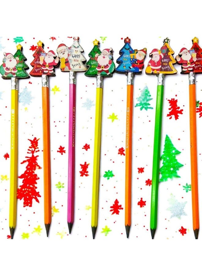 قلم رصاص كريسماس 12 قطعه - Image 1