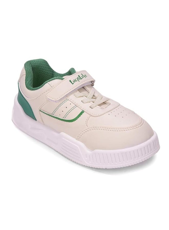 Liberty Lucy & Luke COSMO-8E White Sneakers for Kids – Lightweight & Comfortable Kids Shoes - Image 1