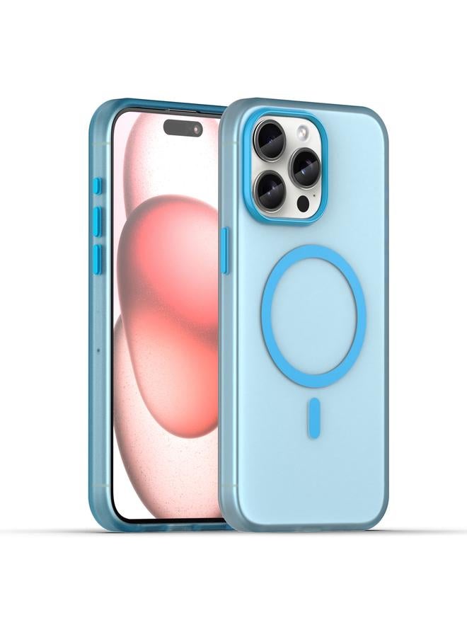 اس-توب جراب لهاتف iPhone 15 Pro Max MagSafe Frosted شفاف TPU + PC جراب هاتف بتغطية كاملة - Image 1