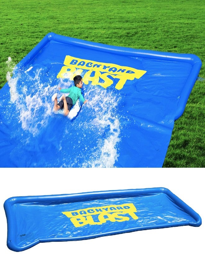 BACKYARD BLAST 14’ x 6’ Splash Zone, Water Slide Splash Pad Accessory - Image 1