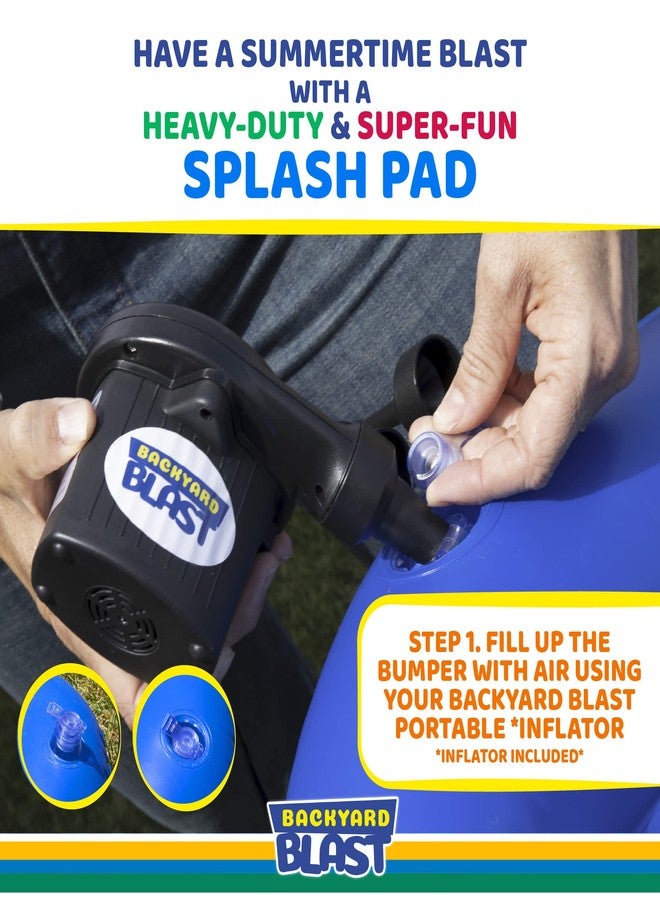 BACKYARD BLAST 14’ x 6’ Splash Zone, Water Slide Splash Pad Accessory - Image 3