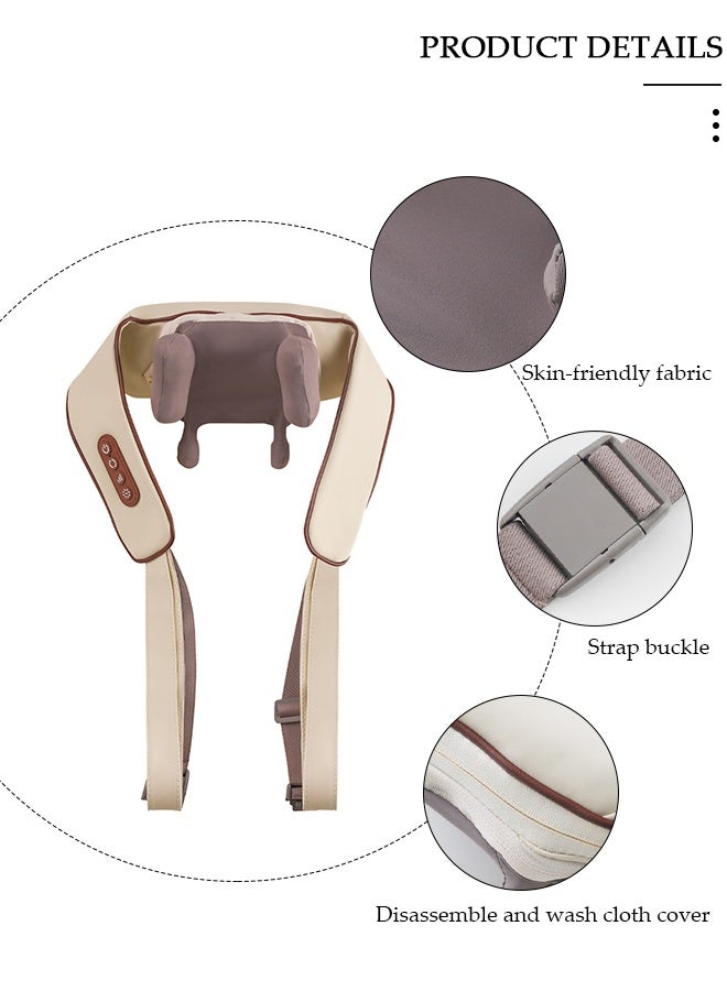 DUNISO جهاز تدليك ذكي عالي التحمل للرقبة والعضلات شبه المنحرفة والكتف والخصر والساق وتدليك بالضغط الساخن للاسترخاء وتدليك الكتف والعنق - Image 5