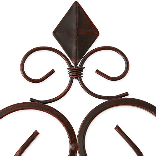 Zingz & Thingz Scrollwork Candle Wall Sconce Duos (Fleur-De-Lis) - Image 4