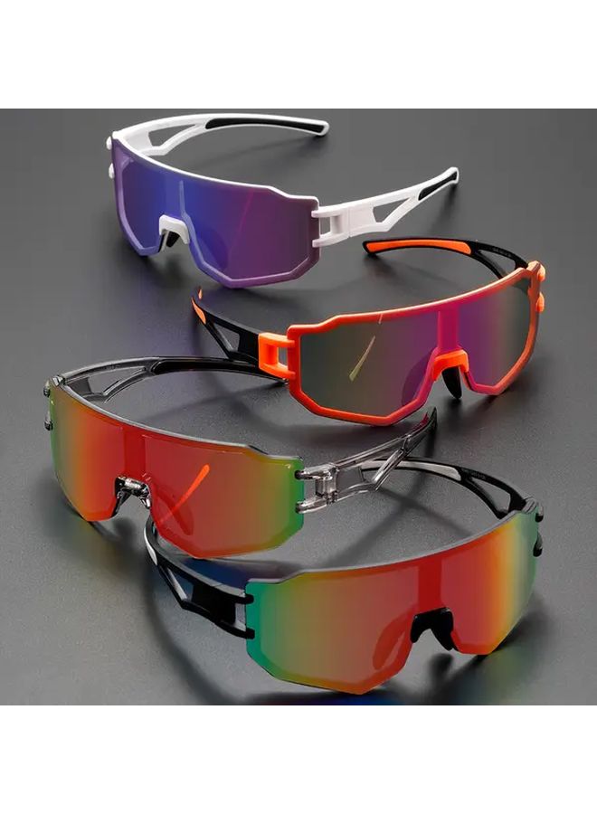 Unisex Glasses With Gray Frame Red Lens Lightweight TR Frame For Sports - Image 1