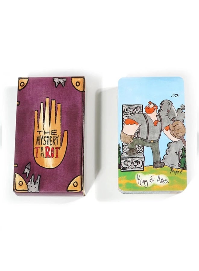 NIBEMINENT This Tarot deck, titled "Deck", "Mystic Deck" and "Gravity Falls Style", consists of 78 cards and is suitable for beginners. It features a witch-style with mysterious elements. - Image 4