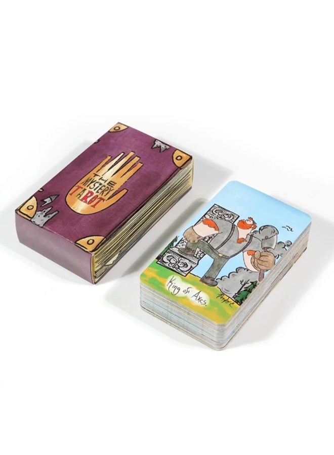 NIBEMINENT This Tarot deck, titled "Deck", "Mystic Deck" and "Gravity Falls Style", consists of 78 cards and is suitable for beginners. It features a witch-style with mysterious elements. - Image 5