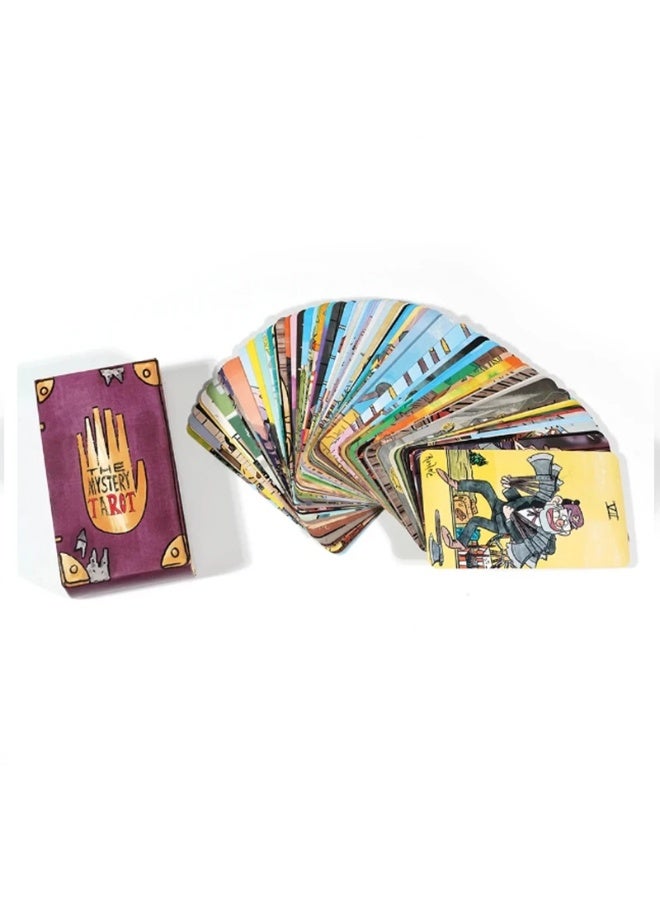 NIBEMINENT This Tarot deck, titled "Deck", "Mystic Deck" and "Gravity Falls Style", consists of 78 cards and is suitable for beginners. It features a witch-style with mysterious elements. - Image 2