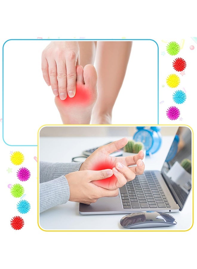25 Pack Mini Spiky Porcupine Balls Stress Toy Soft Fidget Sensory Toy Multi Color Mini Spiky Hedge Balls for Teens and Adults Birthday Party Favors - Image 5