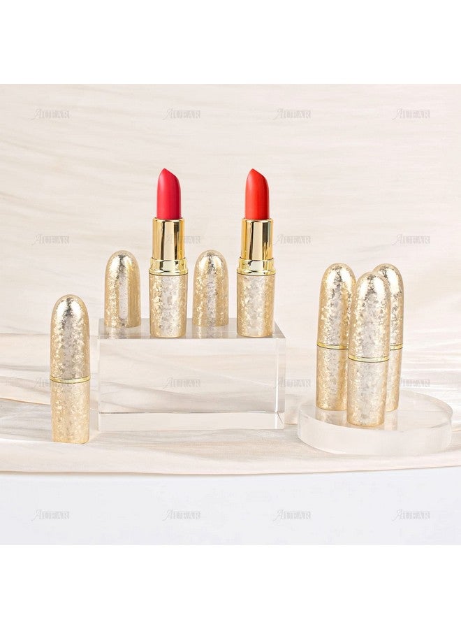 أوير AUEAR، أنابيب أحمر شفاه فارغة على شكل رصاصة من أجل DIY (ذهبي، عبوة من 8 قطع) - Image 3