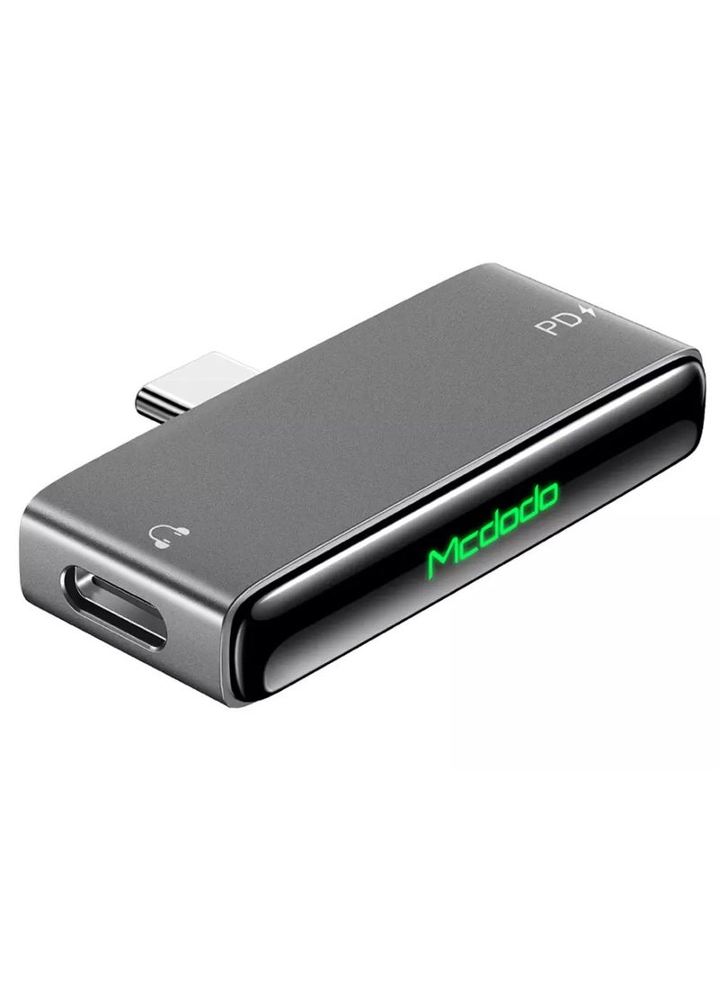 مكدودو - مكدودو محول بقوه 60w متوافق مع اجهزه Type-c لتحويل 2 مخرج Type-c - Image 1